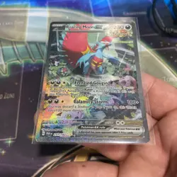 Roaring Moon EX Sir 251/182 Paradox Rift Holo Pokemon TCG Card NM Condition - Image 4
