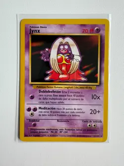 Pokemon Card Jynx Uncommon (Spanish) BASE SET 31/102 - LP - Image 1