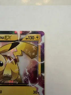 Pikachu EX XY84 Promo Holo 130 HP Pokemon XY Card Pokemon TCG Card Stock - Image 5