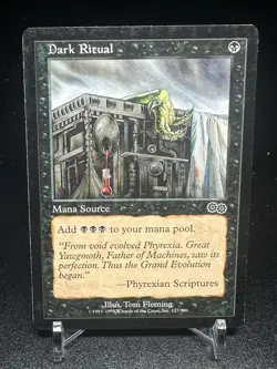 MTG Dark Ritual Urza's Saga - LP/MP - Image 1