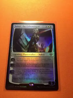 MTG Magic The Gathering Nahiri, The Lithomancer Foil CMM Rare Planeswalker - Image 1