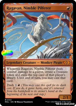 Ragavan, Nimble Pilferer (Halo Foil) [MUL - 151] - LP TCG MTG - Image 1