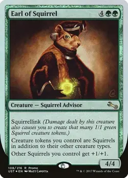 Earl of Squirrel - Foil Promo UNS LP MTG - Image 1