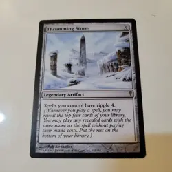 MTG Magic the Gathering Thrumming Stone (142/155) Coldsnap LP - Image 1