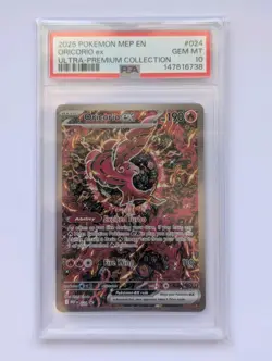 Oricorio EX 024 PSA 10 Black Star Promo Pokemon Card Game - Image 1