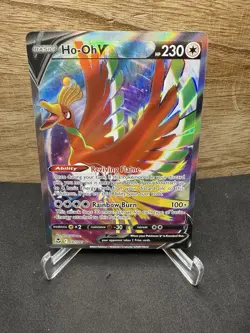 Pokemon Ho-Oh V 187/195 Silver Tempest Ultra Rare Full Art Holo NM - Image 1