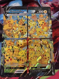 Pokemon Pikachu V-Union Complete Set Near Mint SWSH139 SWSH140 SWSH141 SWSH142 - Image 1
