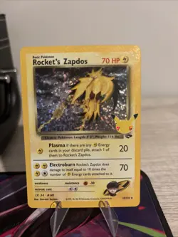 Pokemon Rocket's Zapdos 15/132 Holo - Celebrations 25th Anniversary Classic - NM - Image 1