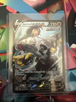 Pokemon TCG SWSH Brilliant Stars - Rapid Strike Urshifu V TG20/TG30 NM - Image 1