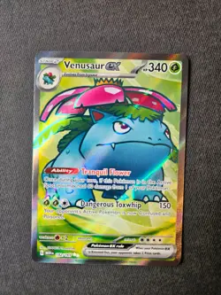 Pokemon TCG - Venusaur EX - Scarlet And Violet,151 - #182/165 - Ultra Rare Mint - Image 1