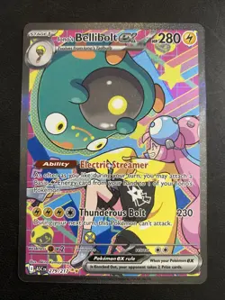 Iono's Bellibolt EX 279/217 Special Illustration Rare Ascended Heroes Pokemon - Image 1