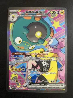 Iono's Bellibolt EX 279/217 Special Illustration Rare Ascended Heroes Pokemon - Image 2