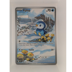 Pokemon Piplup 098/094 Me02 Phantasmal Flames Illustration Rare Holo Basic 70 HP - Image 1
