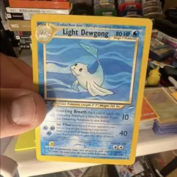 Pokemon TCG Light Dewgong #45/105 1st Edition Neo Destiny LP - Image 1
