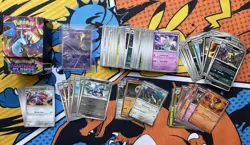 Pokemon TCG - PHANTASMAL FLAMES /MEGA BULK LOT of 175 - Holo Rare C U Reverse NM - Image 1