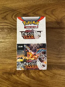 Pokemon TCG Obsidian Flames Sealed Half Booster Box (18 Packs) - NEW & SEALED✅ - Image 1