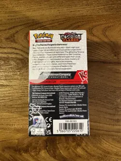 Pokemon TCG Obsidian Flames Sealed Half Booster Box (18 Packs) - NEW & SEALED✅ - Image 2
