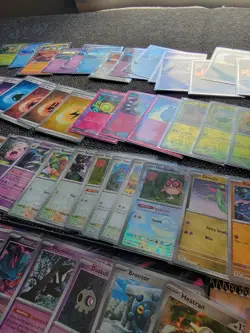 Pokemon Prismatic Evolutions Lot No Doubles All Holo/reverse Pokeball Lot 80+ NM - Image 4