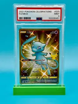 PSA 9 - 2021 Pokemon Celebrations Mew #25 - Image 1