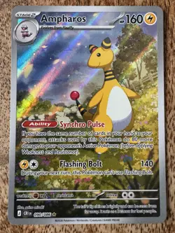Ampharos 090/086 Illustration Rare Pokemon Chaos Rising - Highly Likely PSA 10 - Image 1