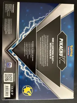 Pokemon TCG Pikachu V Box w/ 2 Fusion Strike & 2 Brilliant Stars Booster Packs 820650851179 - Image 2