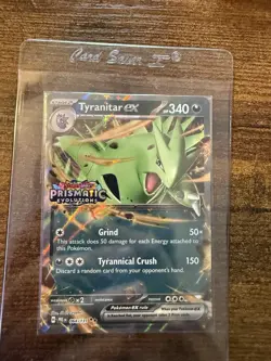 Pokemon Stamped Promos Prismatic Evolutions Lucario Tyranitar ex Premium - Image 2
