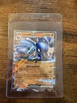 Pokemon Stamped Promos Prismatic Evolutions Lucario Tyranitar ex Premium - Image 4