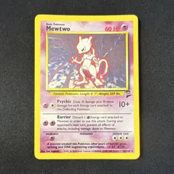 Pokemon TCG Mewtwo 10/130 Wizards of the Coast English 2000 Base Set 2 - Image 1