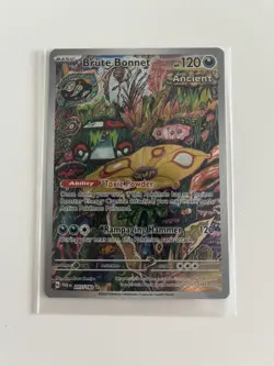 Brute Bonnet 207/182 Illustration Rare Holo Near Mint Condition Paradox Rift - Image 1