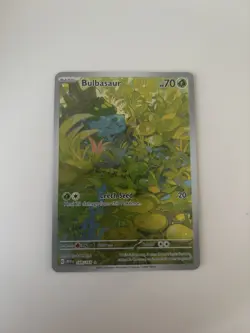 Pokemon TCG Bulbasaur Scarlet & Violet 151 166/165 Illustration Rare - near mint - Image 1
