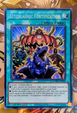 Ectoplasmic Fortification (Secret Rare) - MZMU-EN008 - Yu-Gi-Oh TCG - Image 1