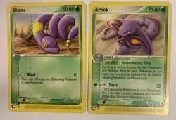 Ekans 64/100 - Arbok 29/100 - EX Sandstorm Set - Pokemon TCG NM/LP - Image 1