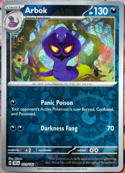 Arbok Reverse Holo - 101/162 - Temporal Forces Pokemon 2024 - Image 1