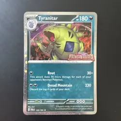 Pokemon Tyranitar 135/193 STAMPED Paldea Evolved Special Collection PROMO NM TCG - Image 1