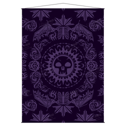 Mana 7 Swamp Wall Scroll for Magic: The Gathering Stylized Iconic Version Decor - Image 1