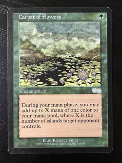 MTG Carpet of Flowers Urza's Saga Regular - Image 1
