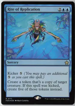 Rite of Replication (711) - Foil - Foundations (FDN) - NM - Image 1