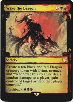Wake the Dragon (Showcase Scrolls) - FOIL - Commander: The Lord of the Rings MTG - Image 3