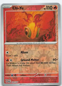 Chi-Yu 039/167 Uncommon Reverse Holo SV06: Twilight Masquerade NM Pokemon - Image 1