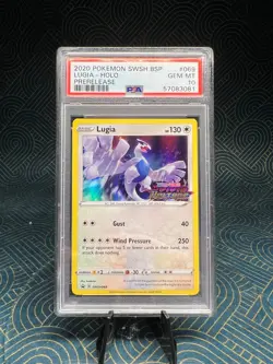 2020 Pokemon Vivid Voltage Prerelease LUGIA Promo# SWSH069 - Gem Mint PSA 10 - Image 1