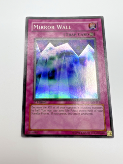 Vintage Yu-Gi-Oh! Mirror Wall (PSV-016 1st Edition Ultra Rare) Foil Bleed LP - Image 1