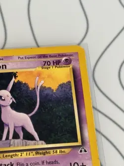 Vintage Espeon Neo Discovery 20/75 Regular Rare Pokemon TCG - Image 3