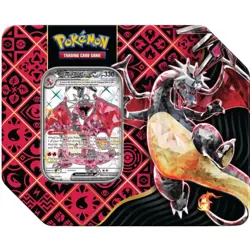 Pokemon TCG: Paldean Fates Tin - Shiny Charizard ex - New & Sealed | 5 Packs - Image 1