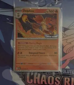 Delphox 013/086 Stamped Chaos Rising SEALED Cosmos Holo Promo Pokemon - Image 1