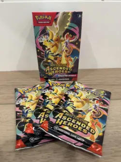 Pokemon Ascended Heroes Booster Bundle Box PLUS 3 Booster Packs - Image 1