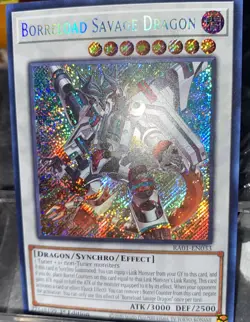 Yugioh -Borreload Savage Dragon RA01-EN033 Prismatic Ultimate Rare Pur - Image 2