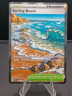 Pokemon TCG - Chaos Rising - Surfing Beach - Ultra Rare 114/086 - Image 1