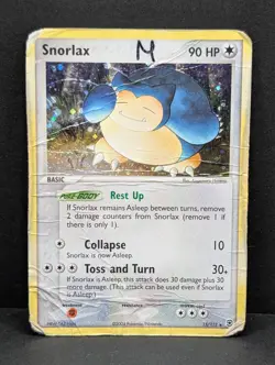 Snorlax 15/112 FireRed & LeafGreen Holo Ultra Rare Pokemon TCG Nintendo 151 DMG - Image 1