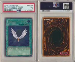 Transcendent Wings - CRV-EN045 - PSA 7 NM - Ultimate Rare Unlimited Yugioh - Image 1