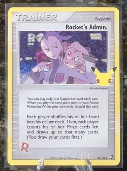 Rocket's Admin. 86/109 Celebrations - Pokemon TCG - Classic Collection Holo - NM - Image 1